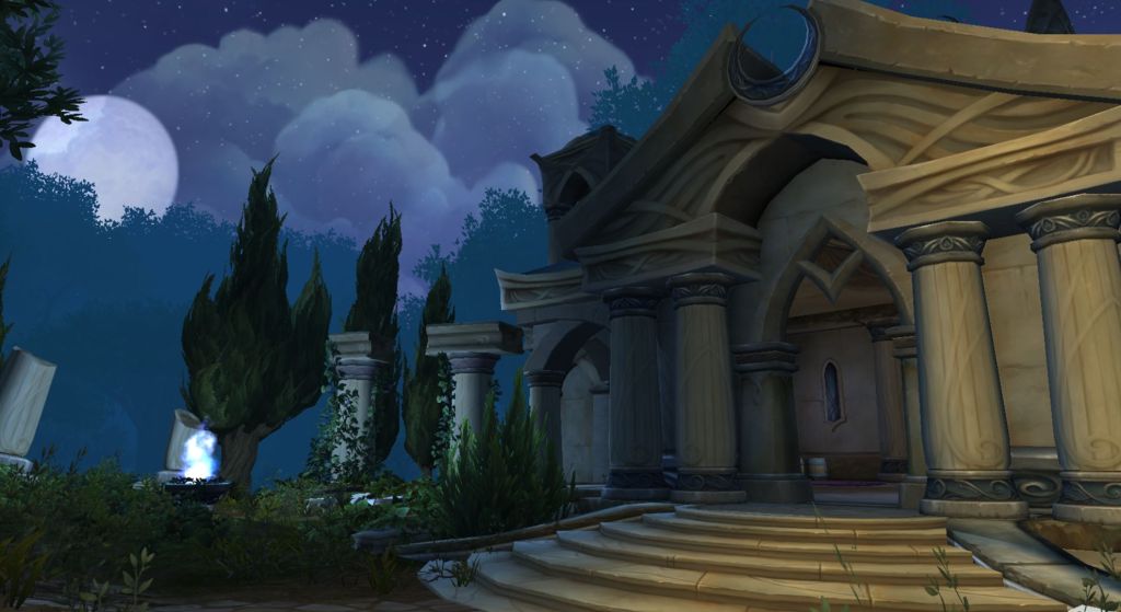 Aszuna zone in World of Warcraft.