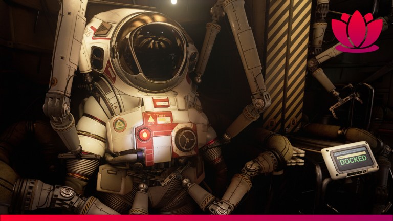Image from ONTOS video game of a space suit.
