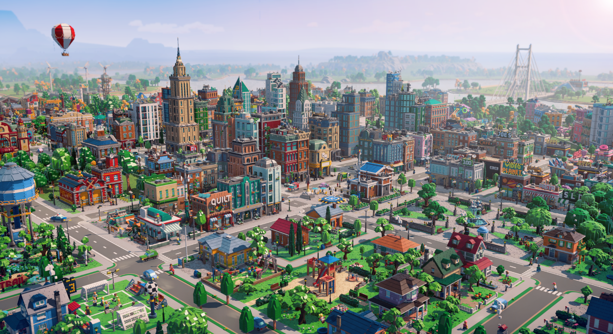 LEGO Skylines city screenshot.